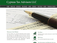 Tablet Screenshot of cypresstax.com
